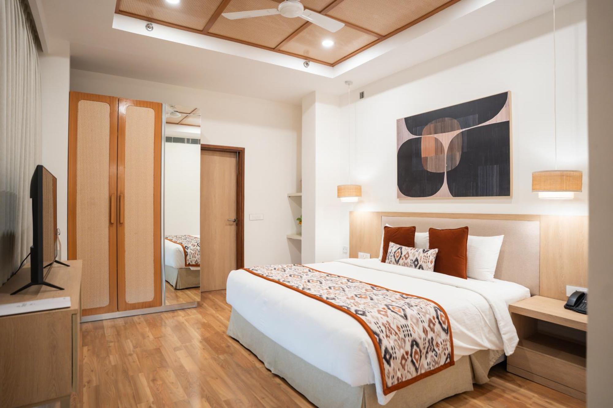Ar Suites Klj Square غورغاون المظهر الخارجي الصورة