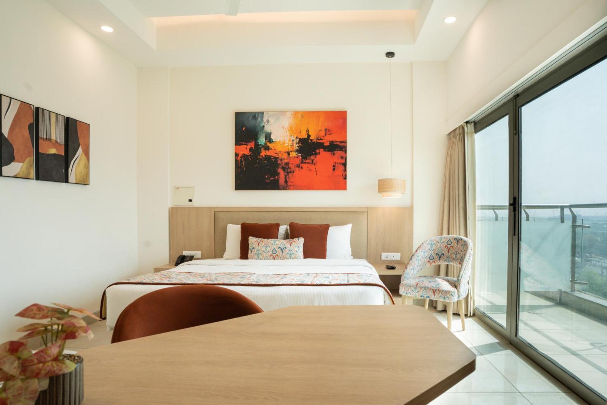 Ar Suites Klj Square غورغاون المظهر الخارجي الصورة