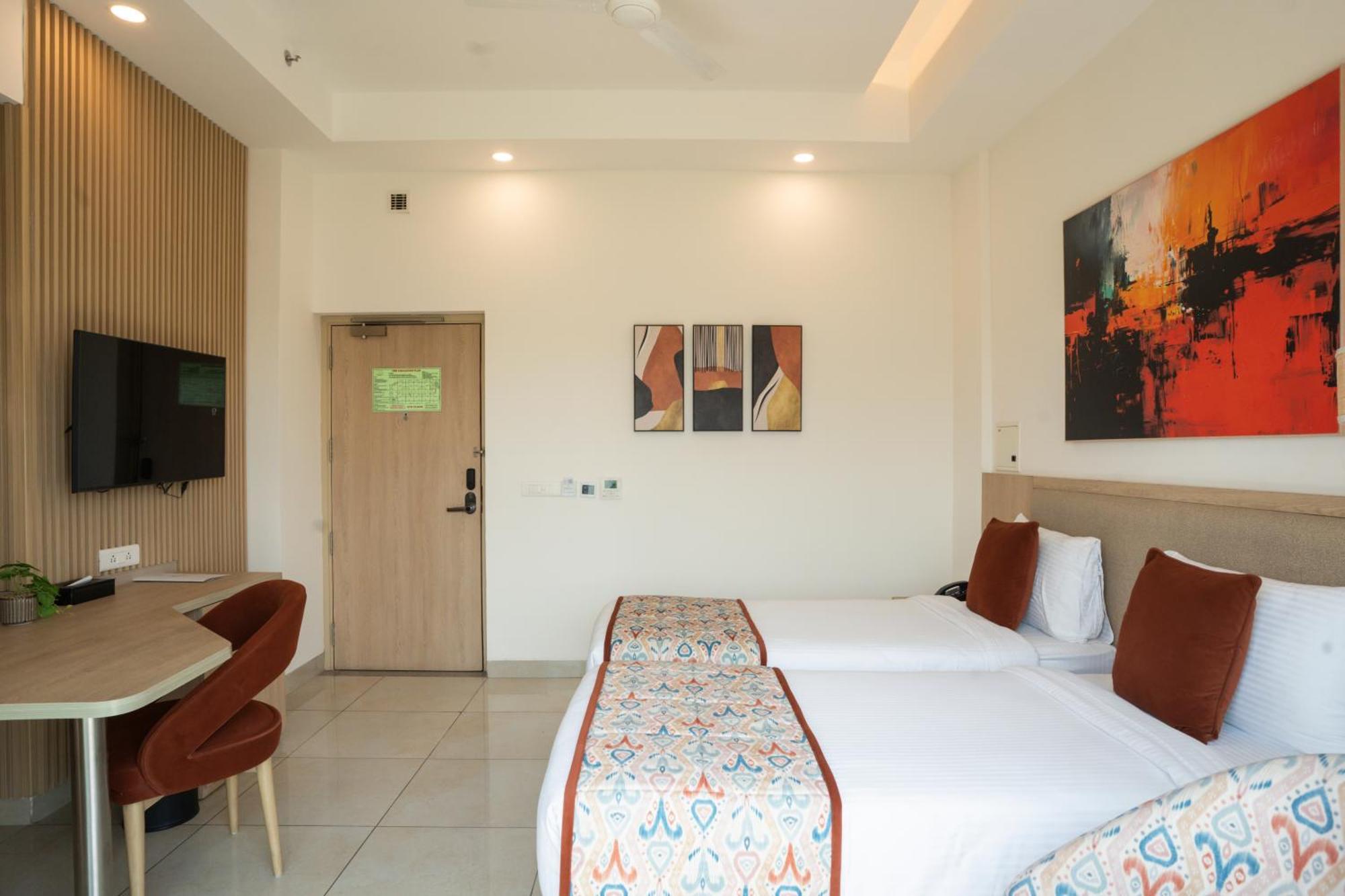 Ar Suites Klj Square غورغاون المظهر الخارجي الصورة